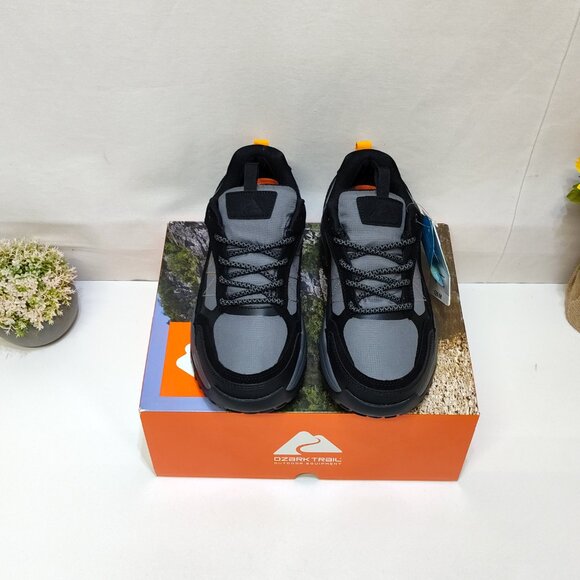 Ozark Trail Waterproof Hikers Low-Top Men's 7 Leather Upper Outdoor Trail NIB - Picture 4 of 11